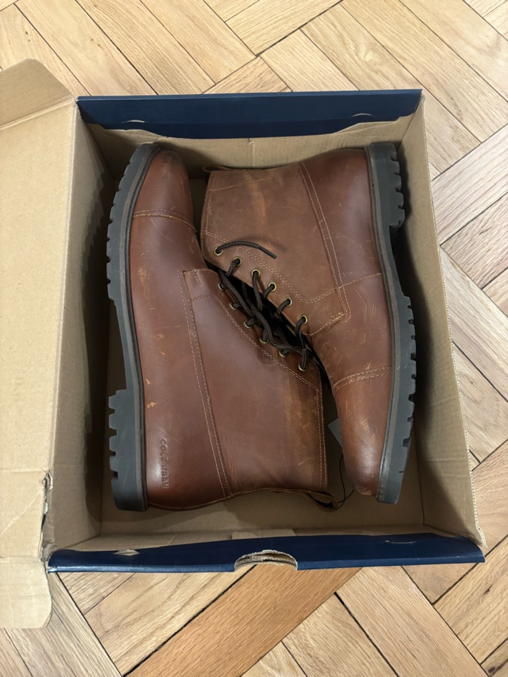 Cole Haan Men's Grand Plus Lug Boots BT C39937 BAYOU Size 11